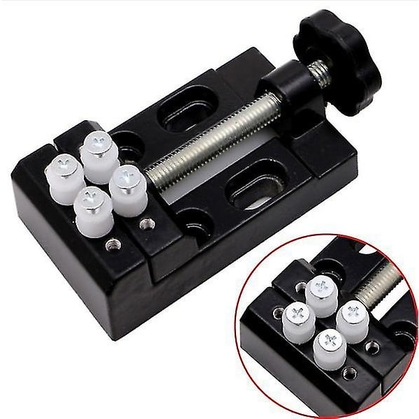 Mini Bänkskruvstycke Legeringsklämma Valnötsklämma, Olivbordskruvstycke För Smycken Nukleär Fixering DIY Keramikverktyg