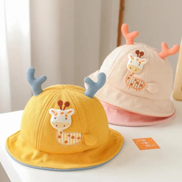 Baby Bucket Hat Barn Solhat GUL