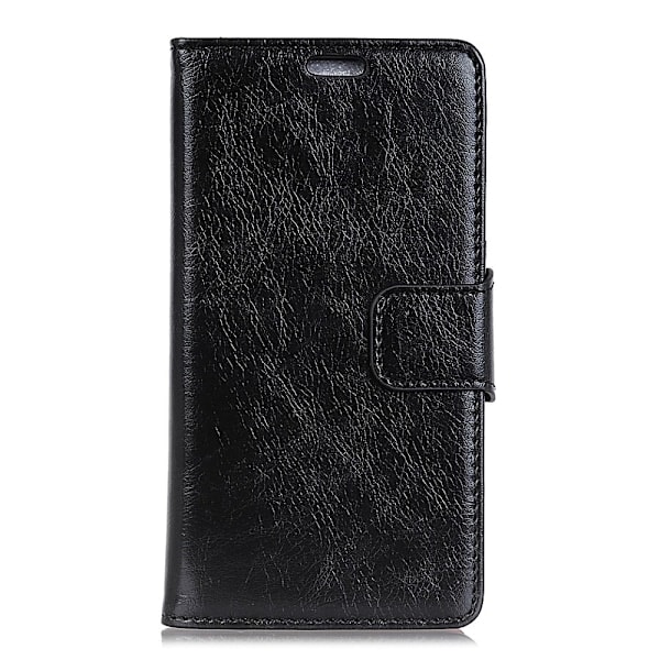 Samsung Galaxy J6 Plus - Premium Split Læder Pung Etui - Sort Black Sort