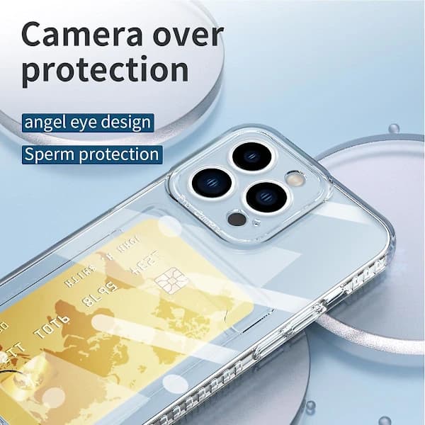 Kortlomme Transparent Cover til iPhone 12 mini til iPhone 12 mini[co]