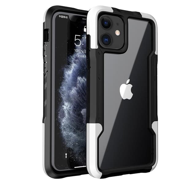 iPhone 12 - Stilfuldt Stødabsorberende Cover Blå