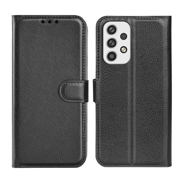 Samsung Galaxy A23 5G Wallet Case with Stand - Black Svart black