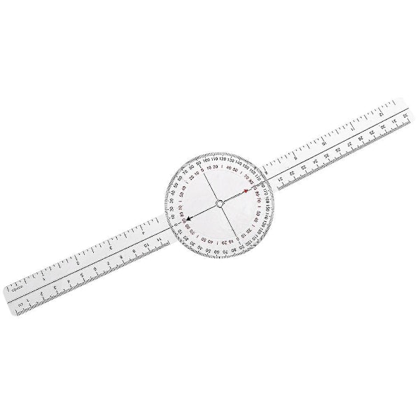 Vinkelmåler Plast Goniometer 360 Grader Til Krop Målebånd Goniometer