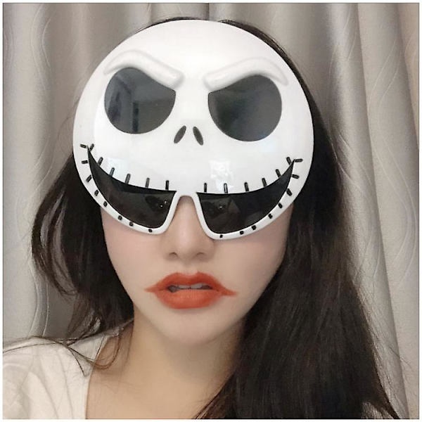 4 kpl Halloween-silmälaseja Uutuus Halloween-juhlalahjat Hauskat Halloween-juhlalasit Kehykset Halloween-lelulaseja Cosplay-rekvisiitta Halloweeniin