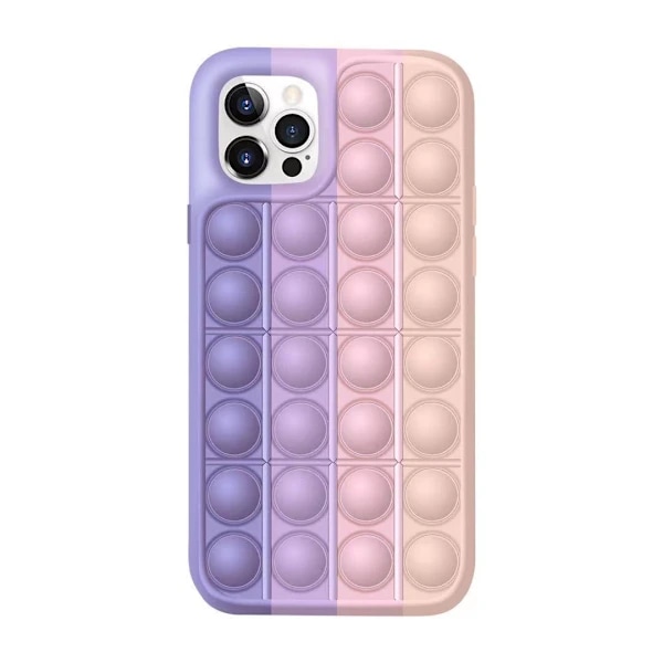 Pop It-deksel for iPhone 12/12 Pro, iPhone 12/12 Pro Bobleplastdeksel[CO]