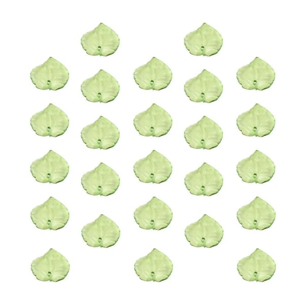 200 kpl Retro Korvakorut Ayl Lehti Riipukset Lehtimuotoiset Ayl Riipukset Jarrones Koristeelliset DIY Avaimenperä Korvakoru Riipukset Vihreä 1,5x1,5cm Gr...
