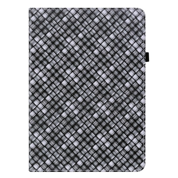 iPad 10.2 2019/2020/2021 Fodral Vävd Textur Svart