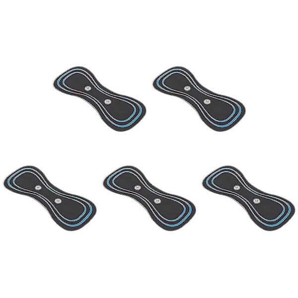 5 st Cervical Massage Pad Mini Bärbar Elektrisk Massager Patch För Nacke Axel Spondylos Mycket Bra