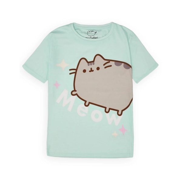 Pusheen Piger Meow Scatter Pyjamas med korte ærmer, 9-10 år Grøn 9-10 år