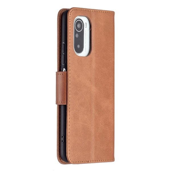 Xiaomi Mi 11i - Vankka Shark-nahkakotelo - Ruskea Ruskea