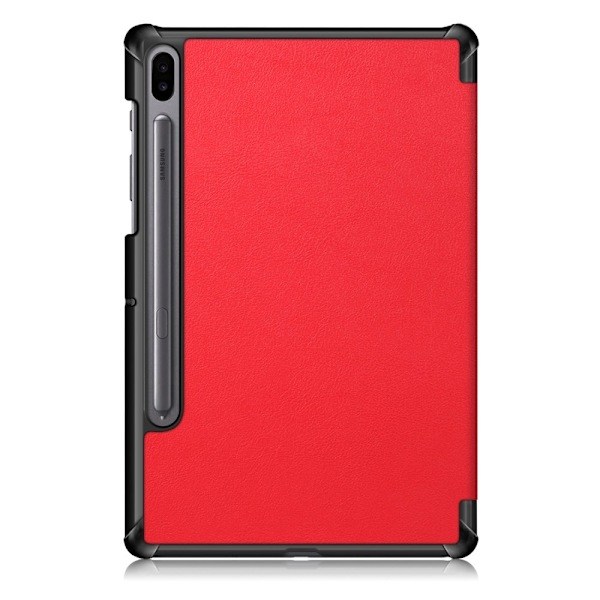Samsung Galaxy Tab S6 - Kolminkertainen suojakotelo - Punainen Red Röd