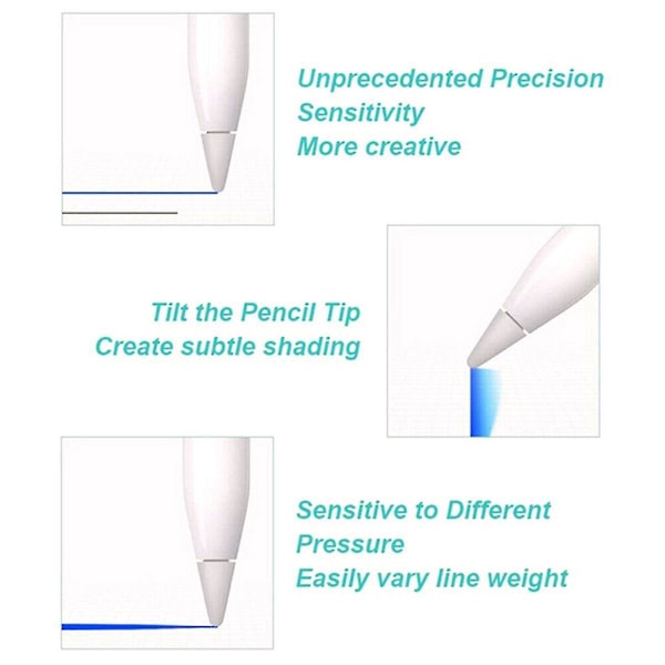 25 stk. reservepennespiss for 1. og 2. generasjon for Pro-stylus trykkpenn