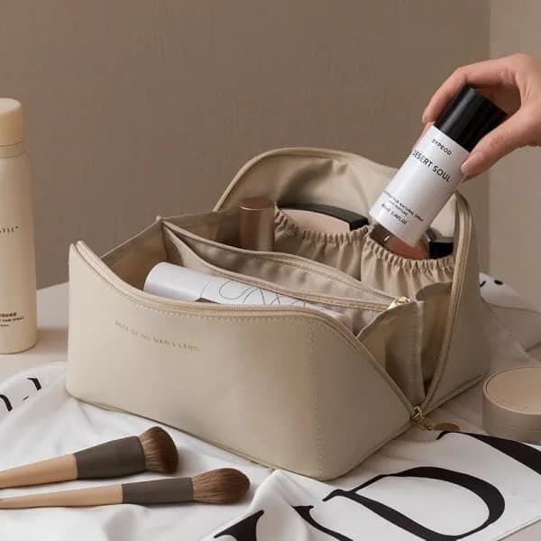 Sminkväska / Necessär - Sminkväska Beige[co]