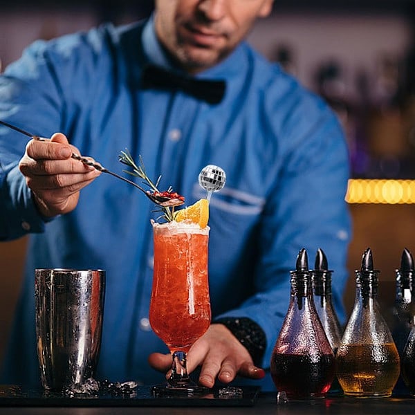 Cocktailrør, 20 stk Drikkerør, Plastcocktailrør, Egnet for Fester Diskoteker Bursdager Bryllup Puber Kafeer