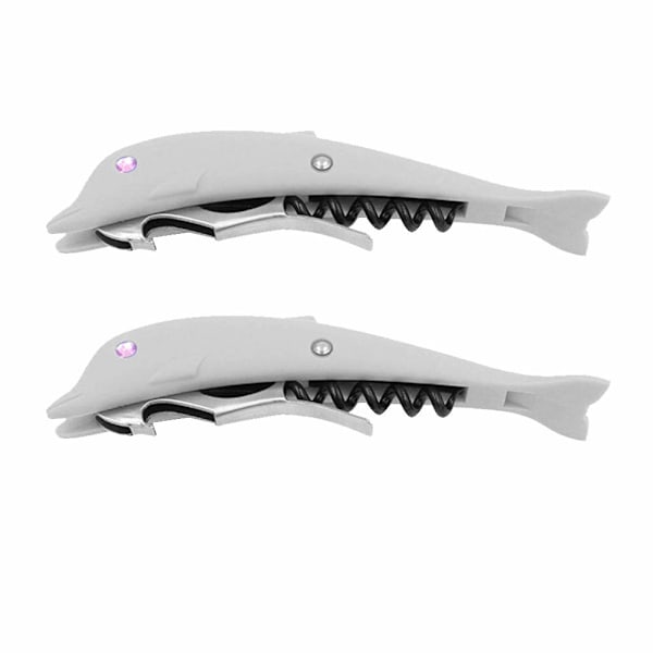 Boksåpnerflasker, ølflaskeåpner rødvinflaskeåpner multifunksjonsflaskeåpnerverktøy (Dolphin 2stk)