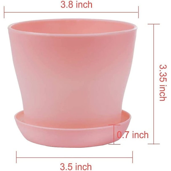 10 stk. Plastik Plantekasser Indendørs Blomsterpotter, Mini Blomsterfrøplanter Planteskolepotte/plante
