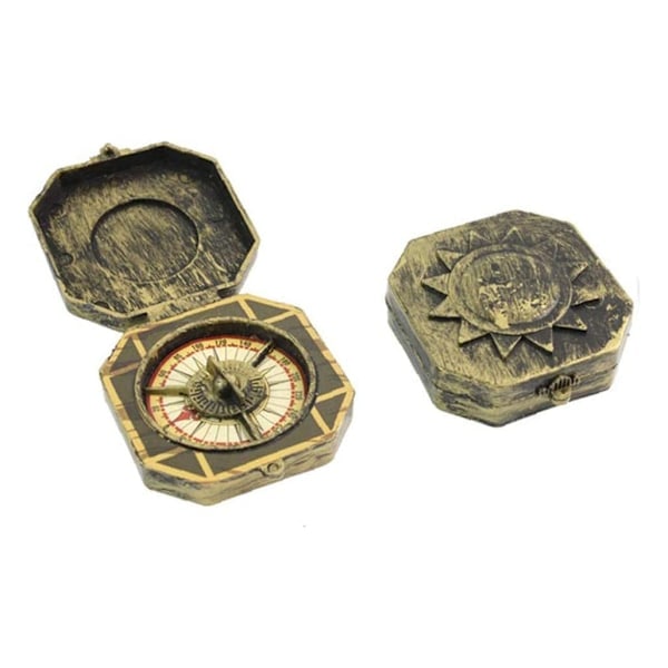 Bristol Novelty Fejk Piratkompass One Size Brun/Guld Brun/Guld One Size