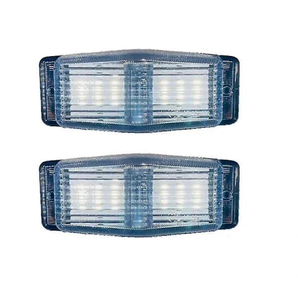 2 stk. LED Markeringslys Foran Dobbelt Brænder Indikatorlampe Til Mand Lastbil Lastbil Front Grill Lys A[co]