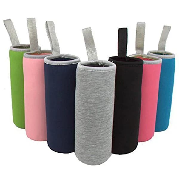 Mytjv-7-pack Glasvattenflaskskydd 12–19 Neopren Isolerat Hopfällbart Dryckesflaskskydd, Multi[co]