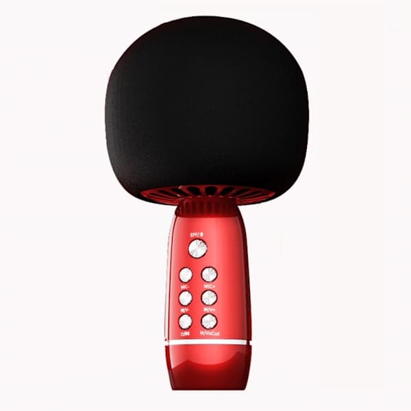 Bärbar Trådlös Bluetooth Karaoke Mikrofon med Högtalare 1500mAh Batteri för Android iPhone[co]