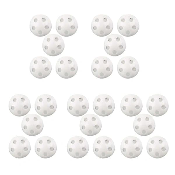 50 stk Babyleker Rangleinnlegg Babyleker Søm Lyd Maker Rangleinnlegg Håndverk Hvit 2.40X2.40X2.40CM