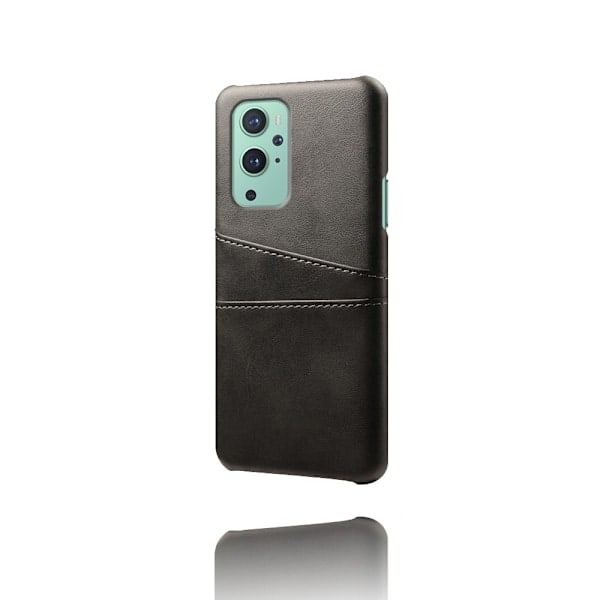 OnePlus 9 Pro - KSQ Cover med Kortlomme - Sort Black Sort