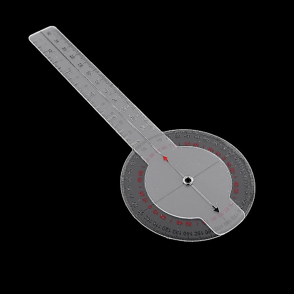 Vinkelmåler Plast Goniometer 360 Grader Til Krop Målebånd Goniometer