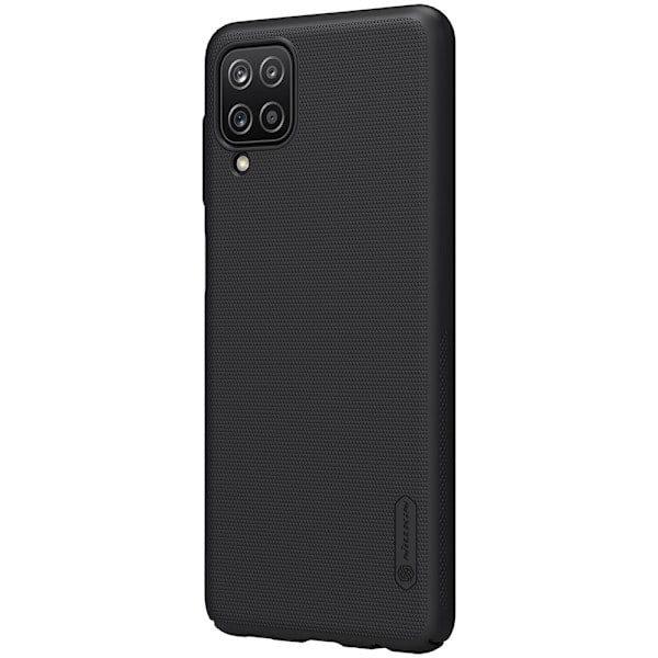 Samsung Galaxy A12 - NILLKIN Shield Frostat Skal - Svart