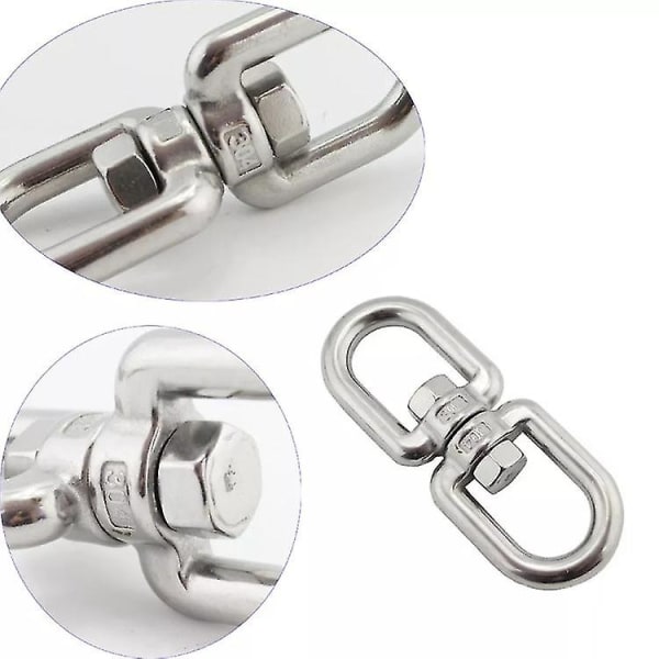 10mm 304 rustfrit stål universal roterende ring