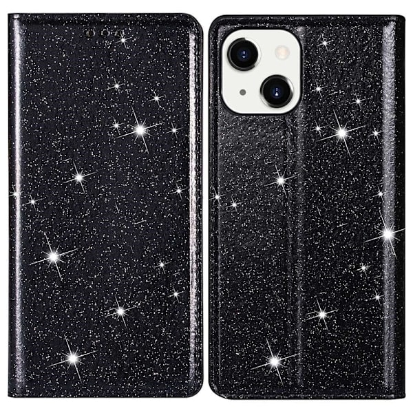 iPhone 15 Flip Cover Glitter Sort