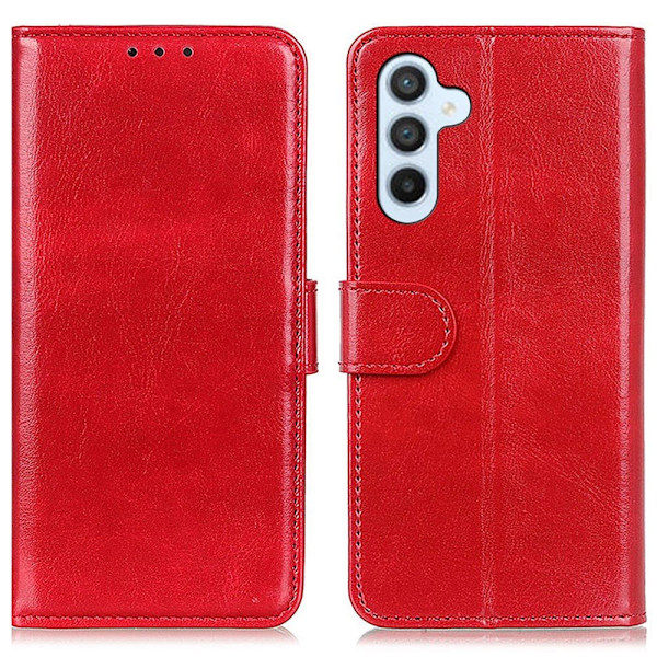 Samsung Galaxy A36 5G/A56 5G Etui Crazy Horse Læder Rød
