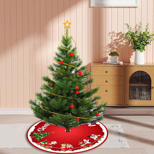 Julgransmatta Basöverdrag Julgransmatta Diameter 90cm Varm Julstil B[co]