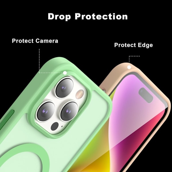 ColorPop iPhone 14 Pro Max Deksel CH MagSafe Matt Svart