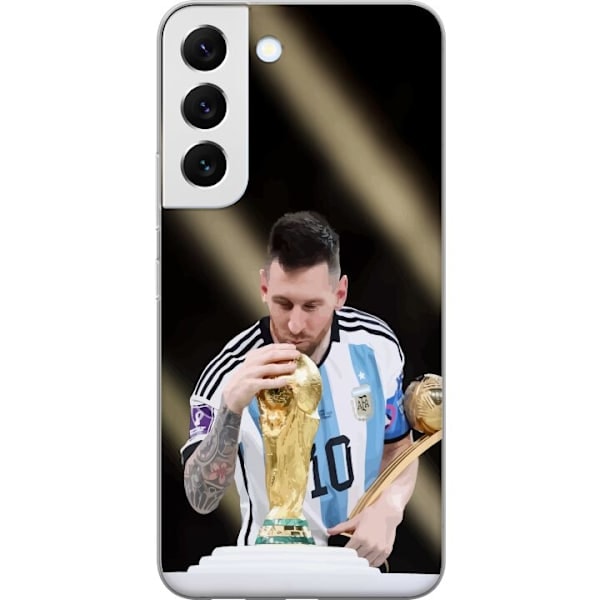 Samsung Galaxy S22+ 5G Genomskinligt Skal Messi