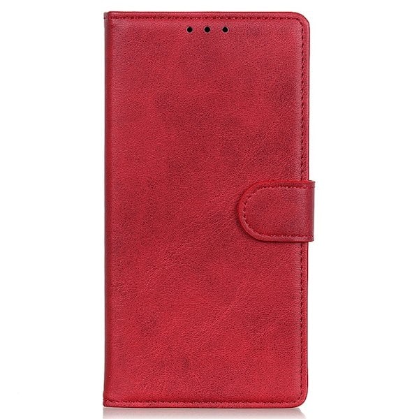 Samsung Galaxy A03 Etui Solid Læder Rød