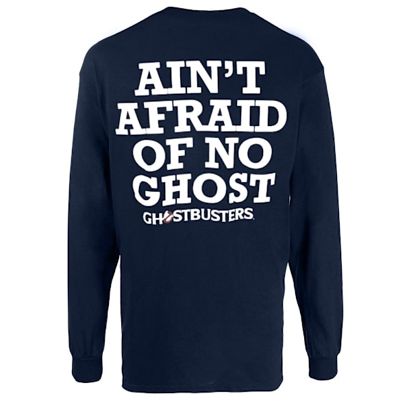 Ghostbusters Miesten Who You Gonna Call Pitkähihainen T-paita S Nav Navy S