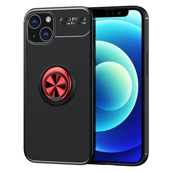 iPhone 13 Mini - Ringskal - Svart/Röd