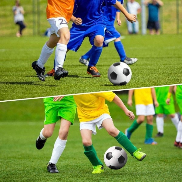 Fotbollsskydd för barn, Benskydd för tonåringar, Unisex andningsbart F