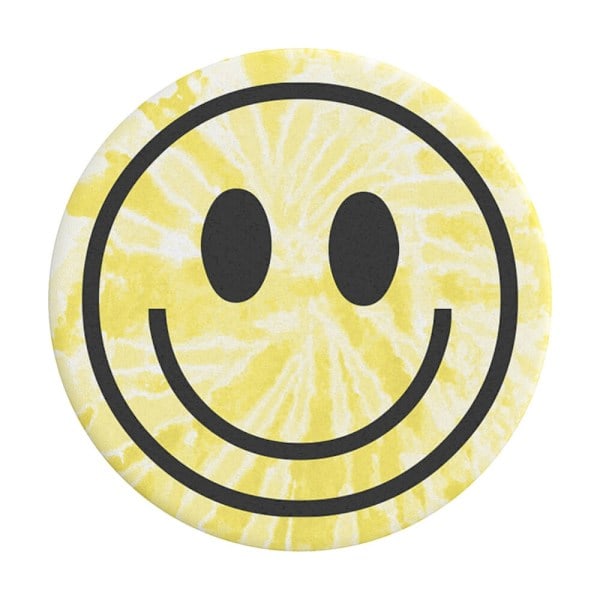 PopSockets Avtagbart Grepp med Ställ Tie Dye Smiley