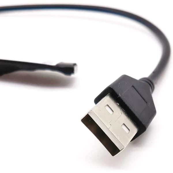 (1m) 5V RGB LED USB-controller, Bluetooth-kompatibel, til 5V 5050 2835 RGB lysstrimmel til TV, PC, DI[CO]