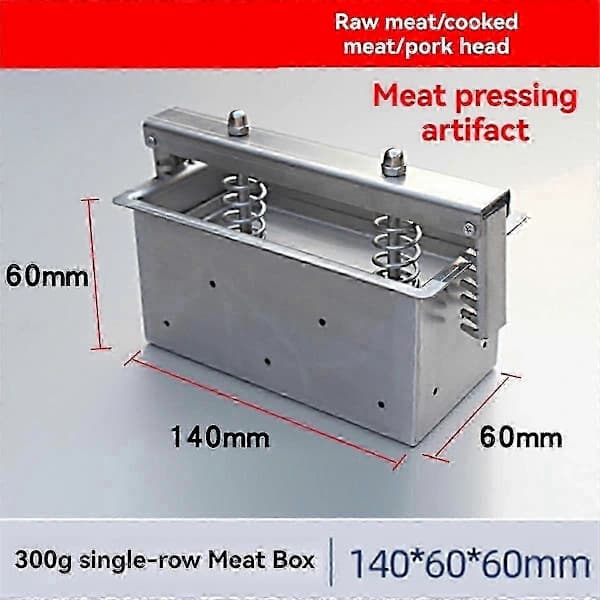 Meat Press Tool Ham Meat Press Box Cooked Meat Frozen Beef Rolls Press Mold Tool Compatible As Shown[CO]