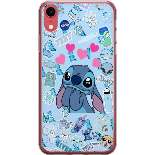 Apple iPhone XR Genomskinligt Skal stitch
