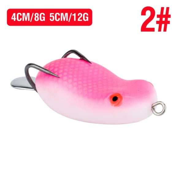 Fiskegroda Lokke Gummigroda ROSA 8G rosa
