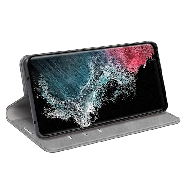 Samsung Galaxy S23 Ultra Flip Cover Touch Grå