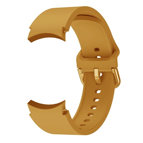 Silikoniranneke Galaxy Watch 4/5/5 Pro/6/7/FE -kelloille, keltainen