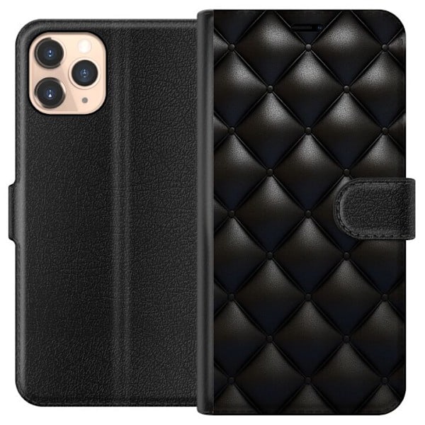 Apple iPhone 11 Pro Pung Etui Læder Sort