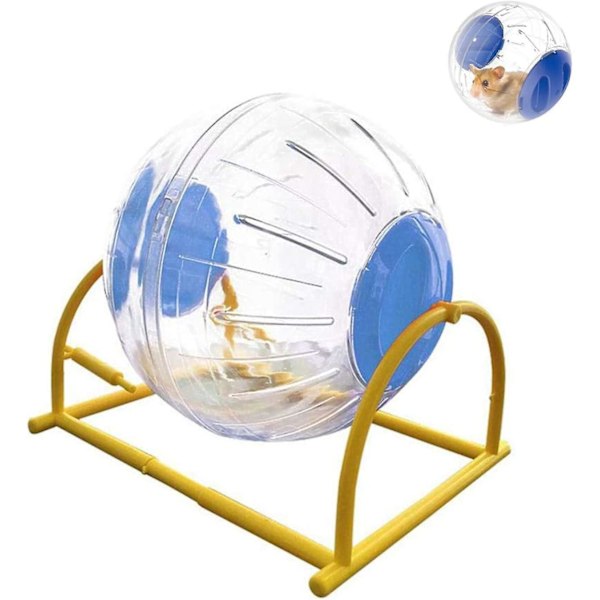 5,5\" Lydløs Hamsterball, Transparent Stor Løpeball Med Stativ