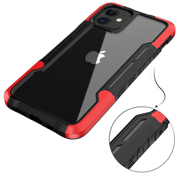 iPhone 12 - Stilfuldt Stødabsorberende Cover Blå