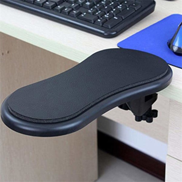 （svart）Stativ for datamaskin-tastatur og håndleddsstøttepute - Ergonomisk tastaturheis og -holder for skrivebord, komfort for kontor og hjem