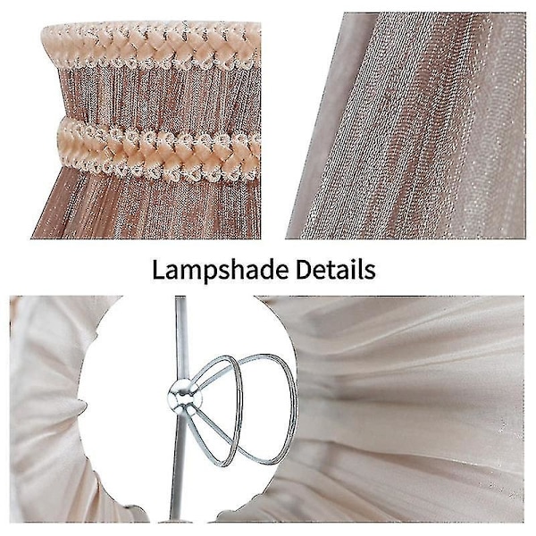 Ljuskrona Lampskärm Set med 2 Klämma på Drop Light Lampskärm Vägglampa Tyg Ljusskärm TA